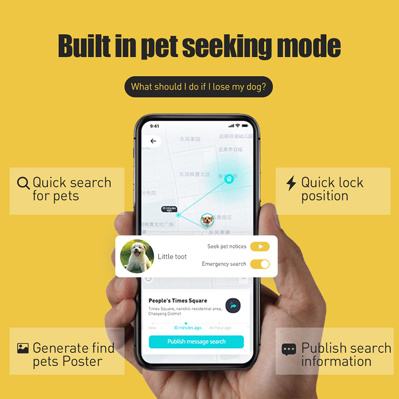 Smart GPS Tracker for pet