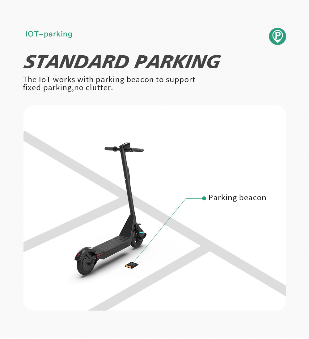 OMNI IoT Device Compatible with an Electric Scooter APP and Fleet Management Software