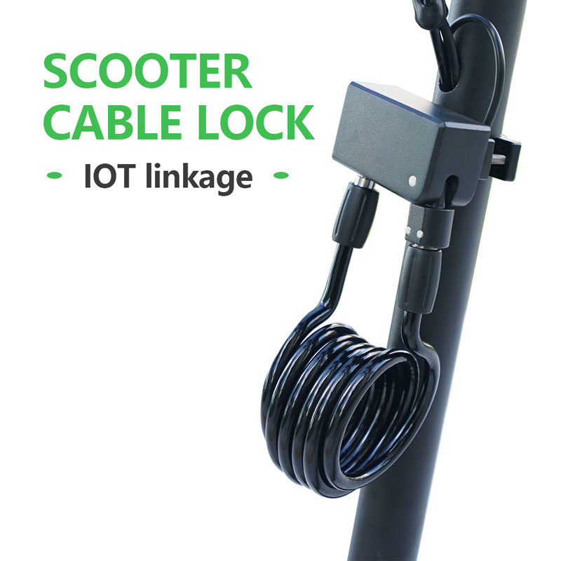 OL419 Cable Lock Connects IoT device for Mobility Scooter Hire 