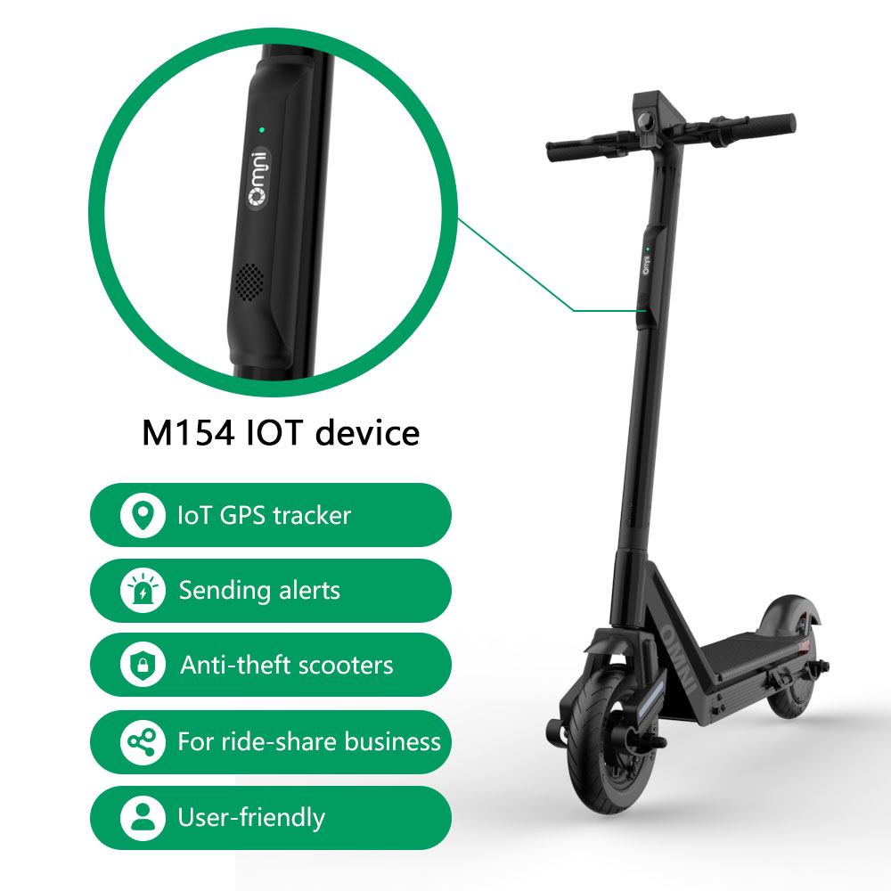 IoT GPS and Scooter Solution for Scooter Ride Share Services