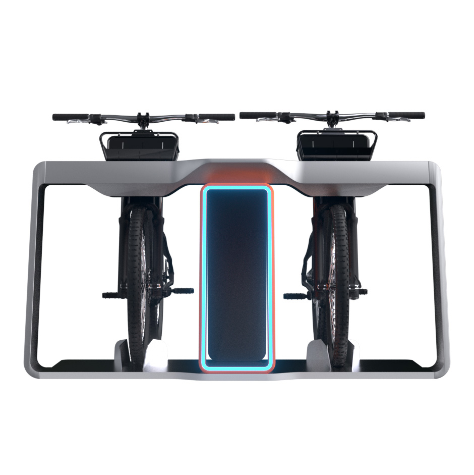 Wireless Automatic Electric Bicycle Charging Station