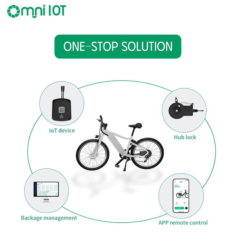 136 IoT Device and Hub Lock for Ebikes Rental Business