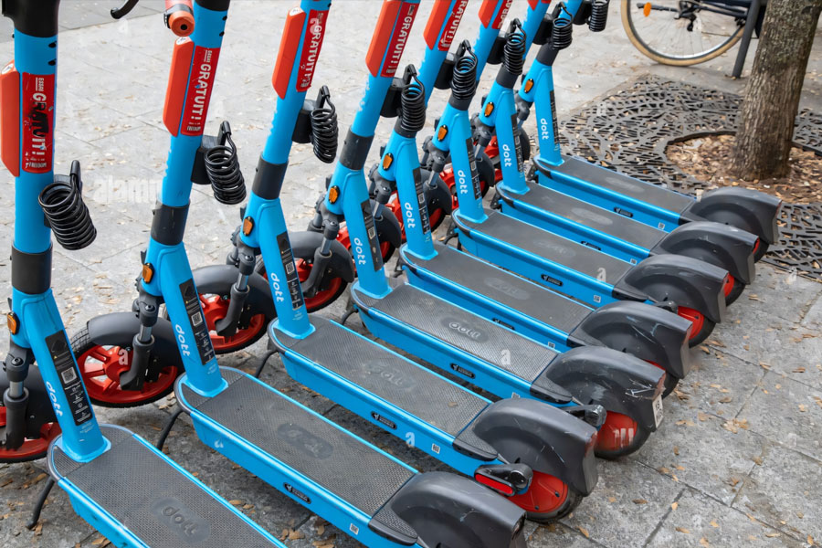 electric scooter rental app