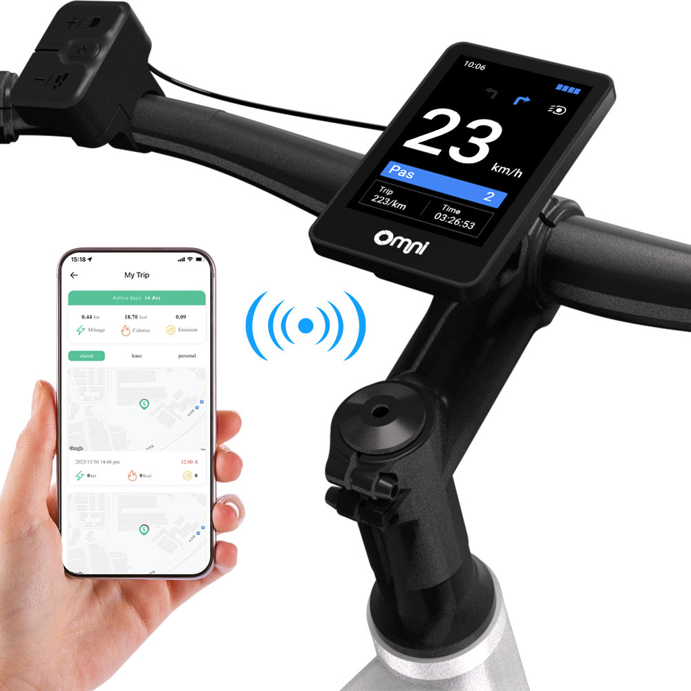 OMNI New Electric Bike Display with IoT Functions