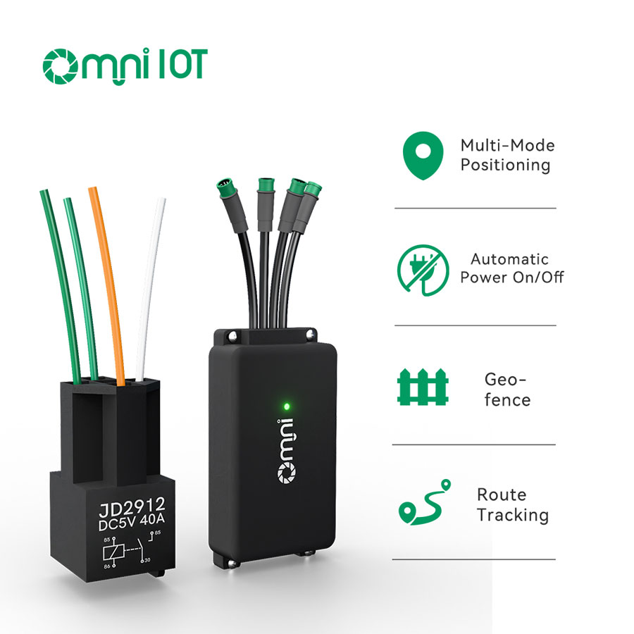 IoT Device with Relay: Auto Unlock & Lock, Real-time Tracking for E-Mopeds