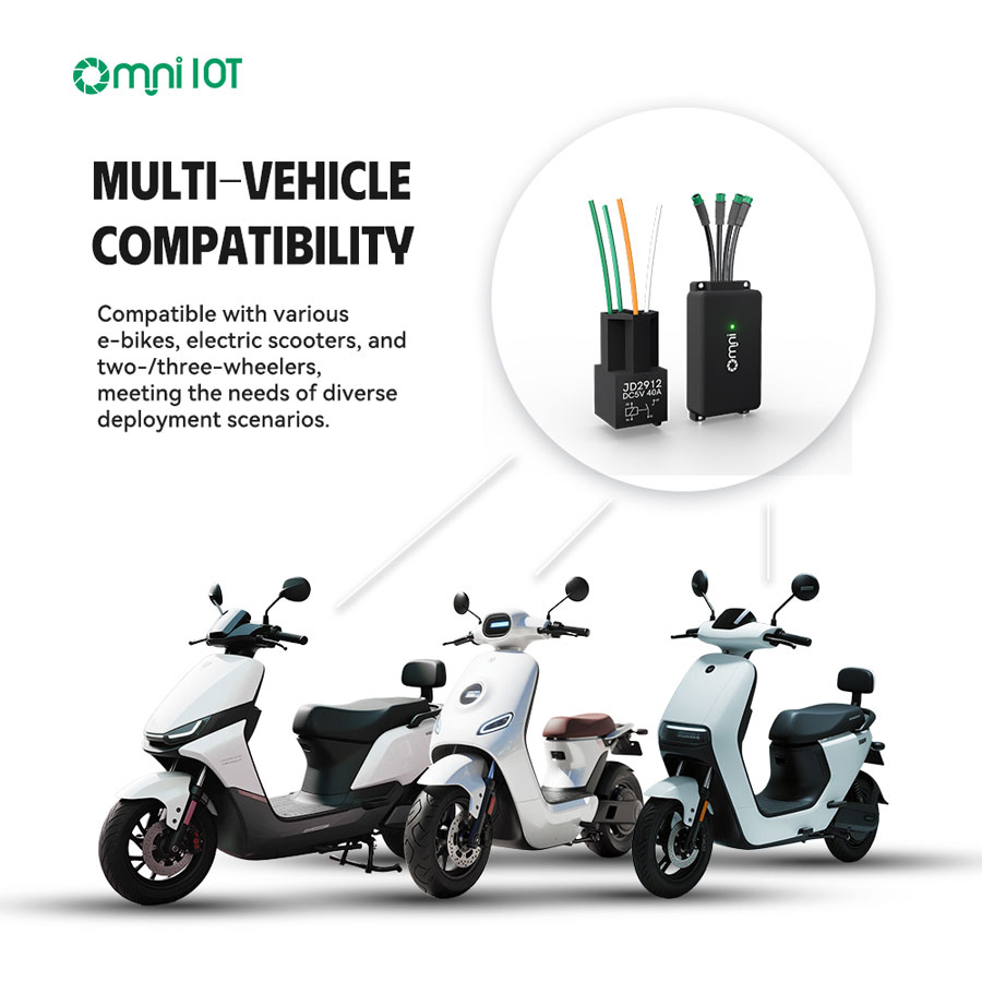 IoT Device with Relay: Auto Unlock & Lock, Real-time Tracking for E-Mopeds