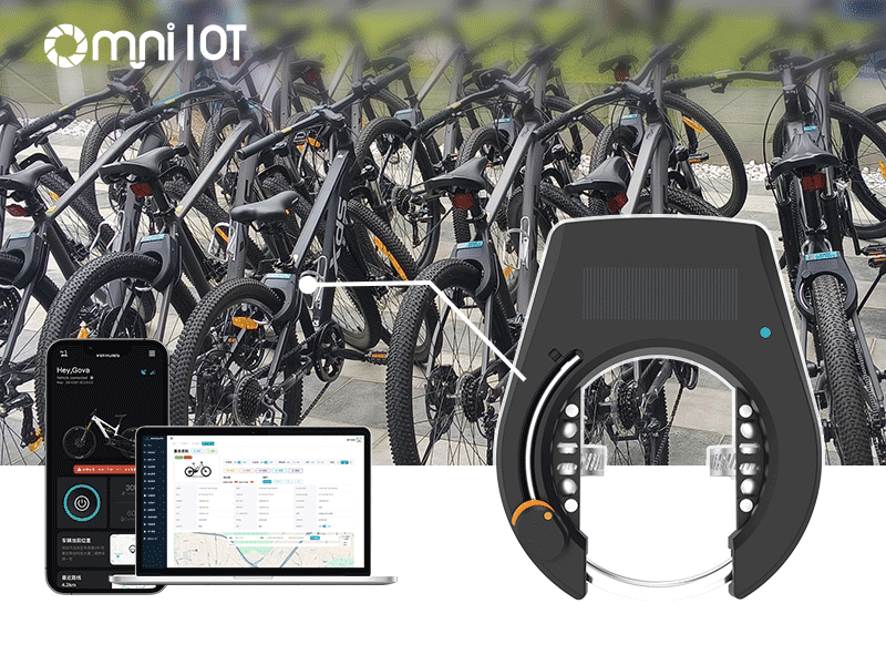 Case Study:How OMNI IOT's Bluetooth Bicycle Lock is used for Bikes Fleet?